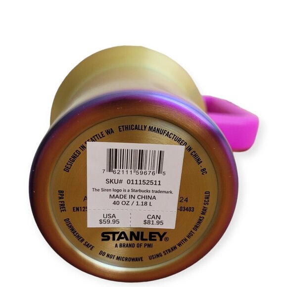 Starbucks x Stanley 40oz Sunset Gradient Tumbler NWT - Picture 8 of 8